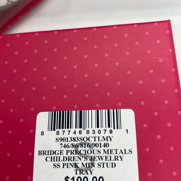 NWT Disney Minnie Mouse Earrings with Jewelry Dish - Picture 5 of 5